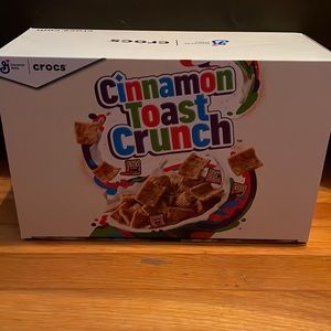 New cinnamon toast crunch crocs